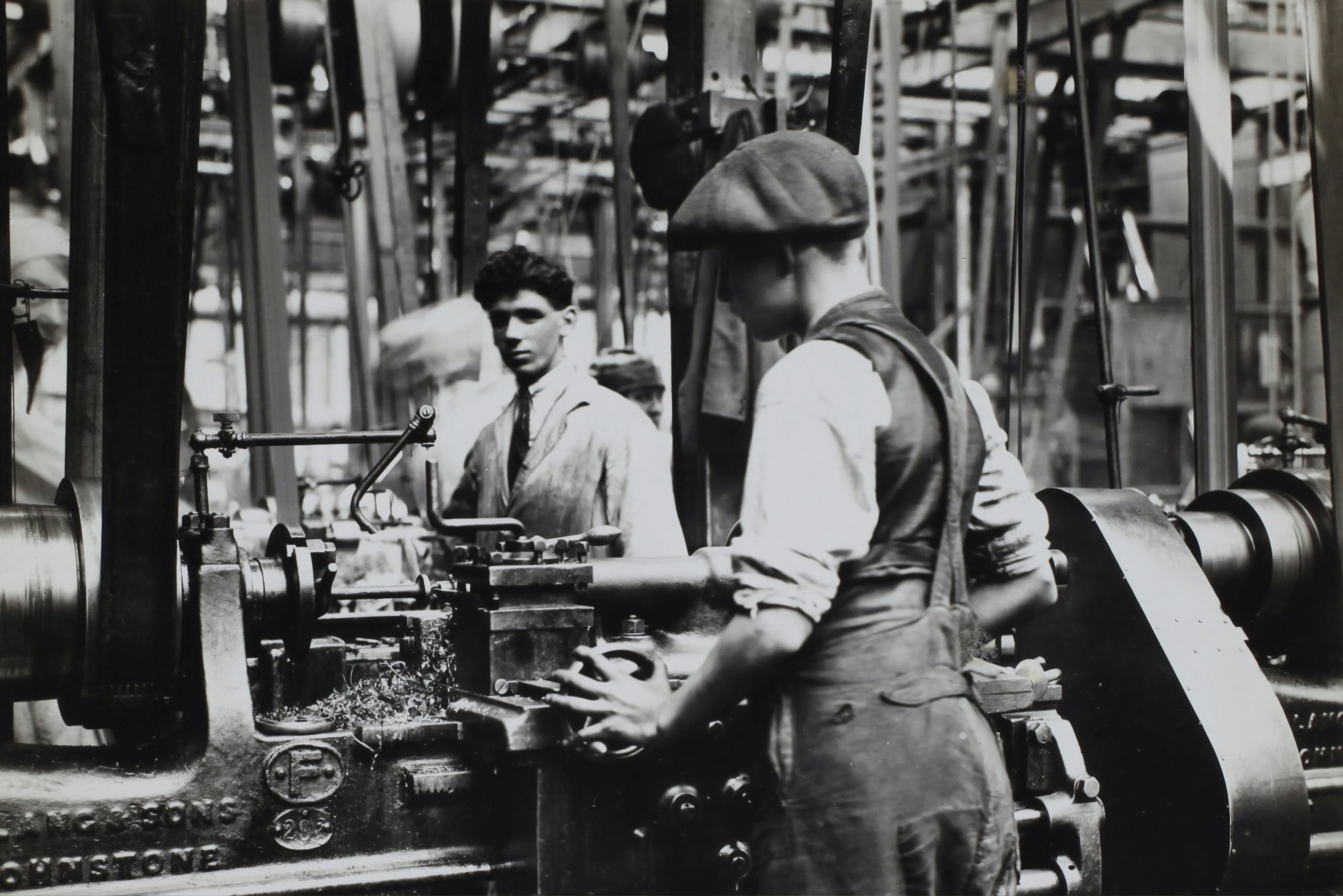 D. Napier & Son Ltd. – Aero engine in the making – circa 1918