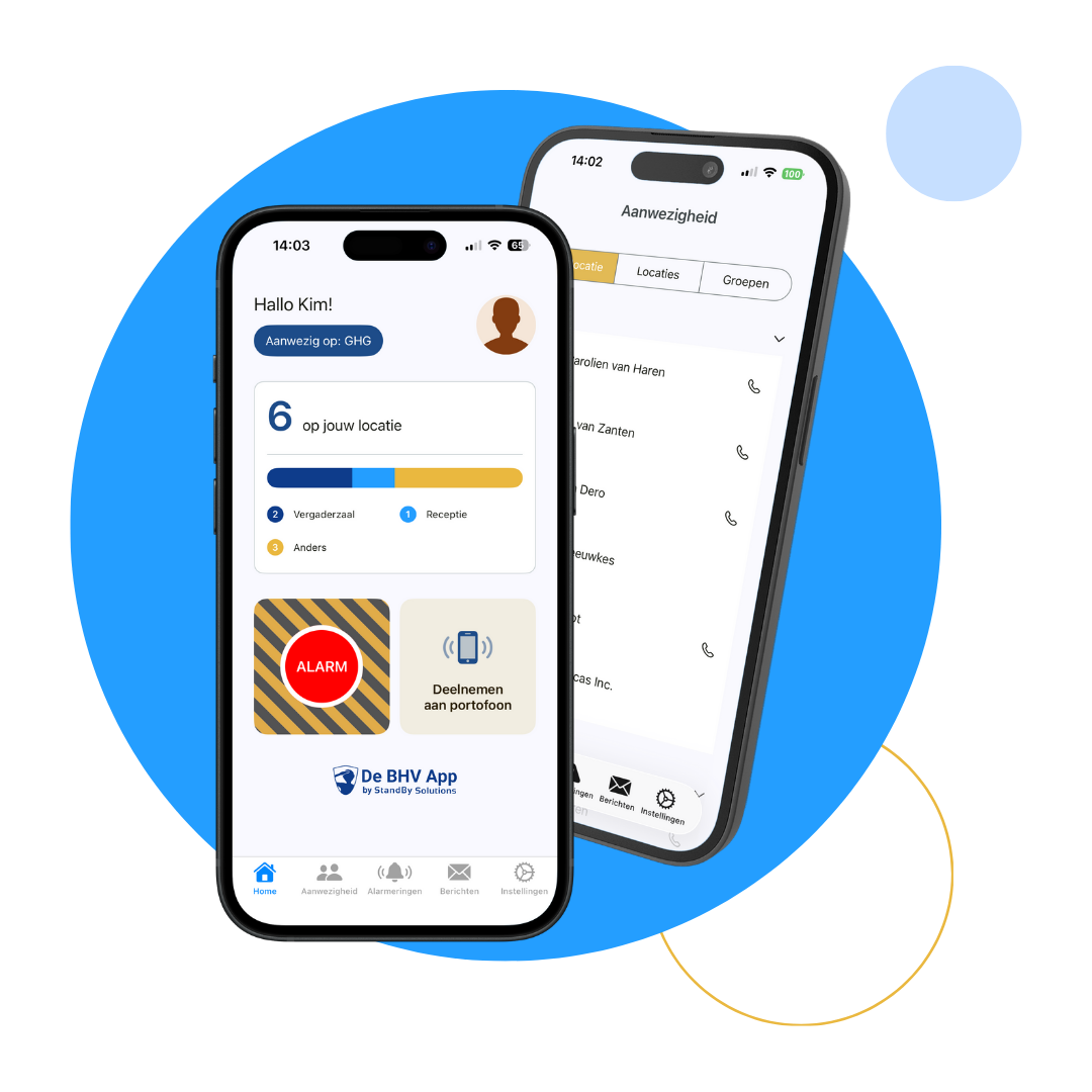 De BHV App van StandBy Solutions