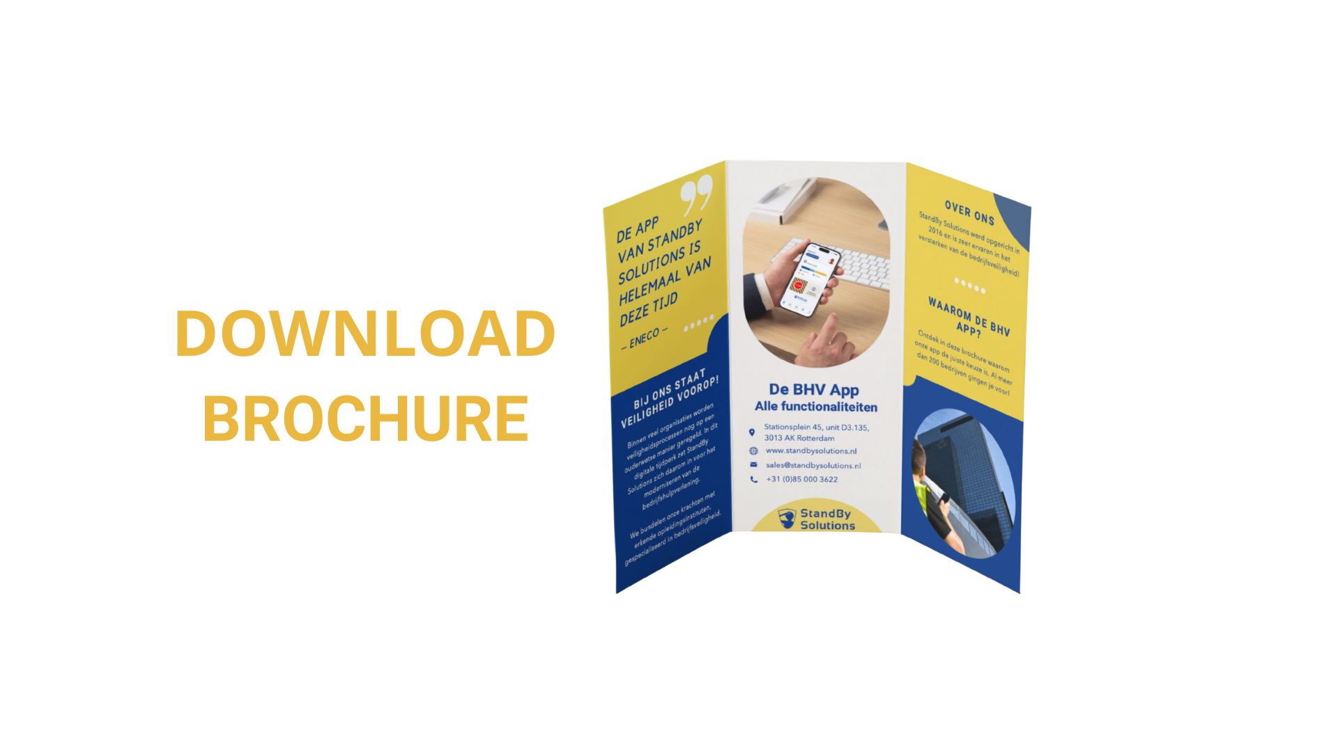 bhv tools - De BHV App brochure - StandBy Solutions